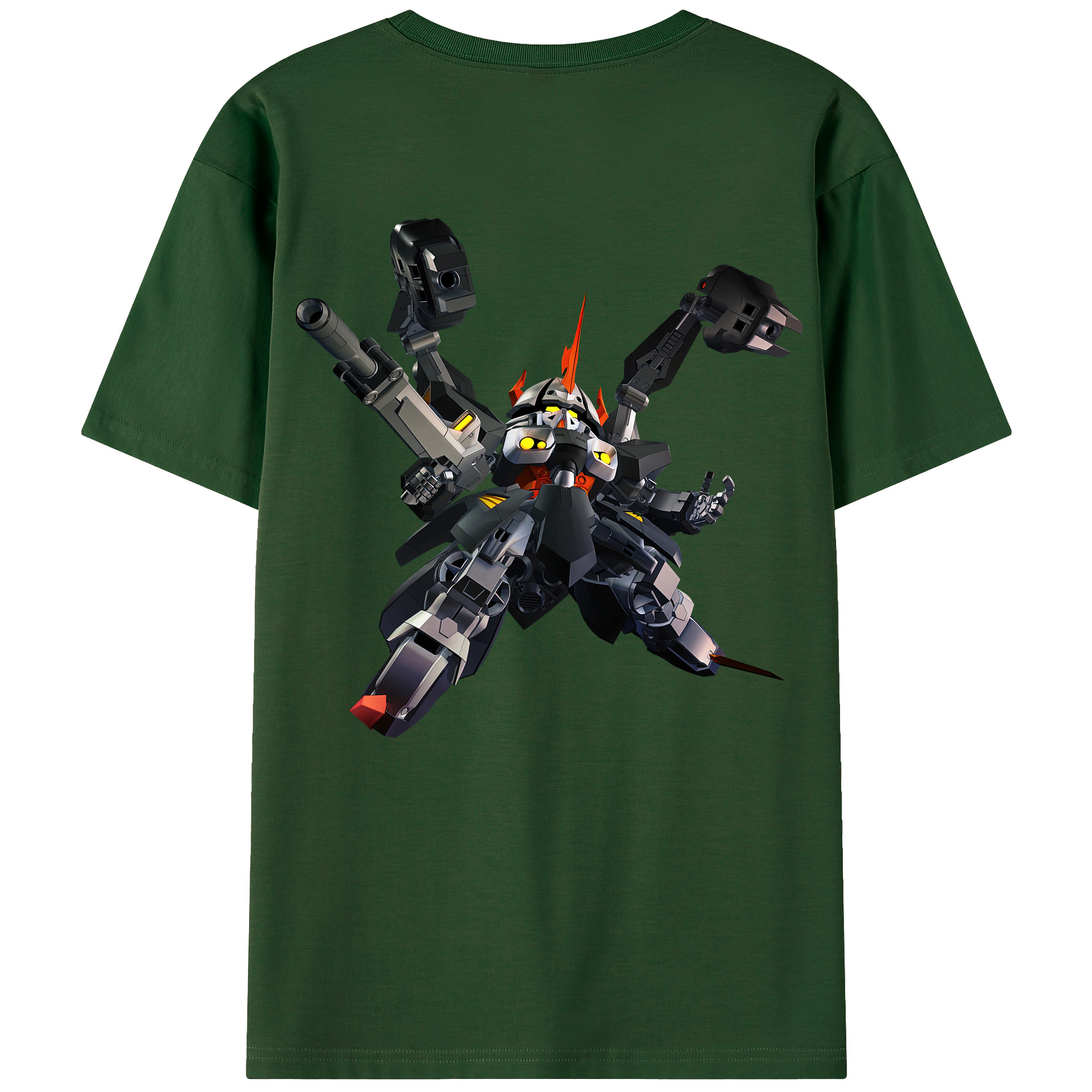 （画像用） 機動戦士ガンダム Mobile Suit Gundam 綿100％半袖Tシャツ（背面プリント）
